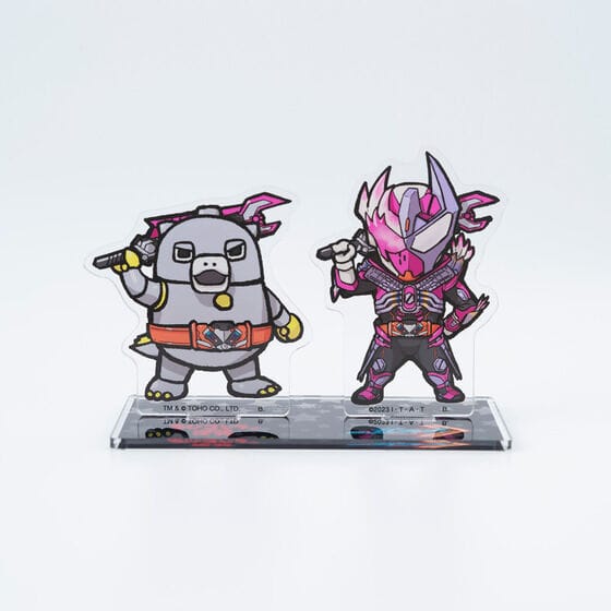 仮面ライダーガッチャード×ちびゴジラの逆襲　アクリルスタンド（全5種）仮面ライダーヴァルバラド＆ちびメカゴジラ