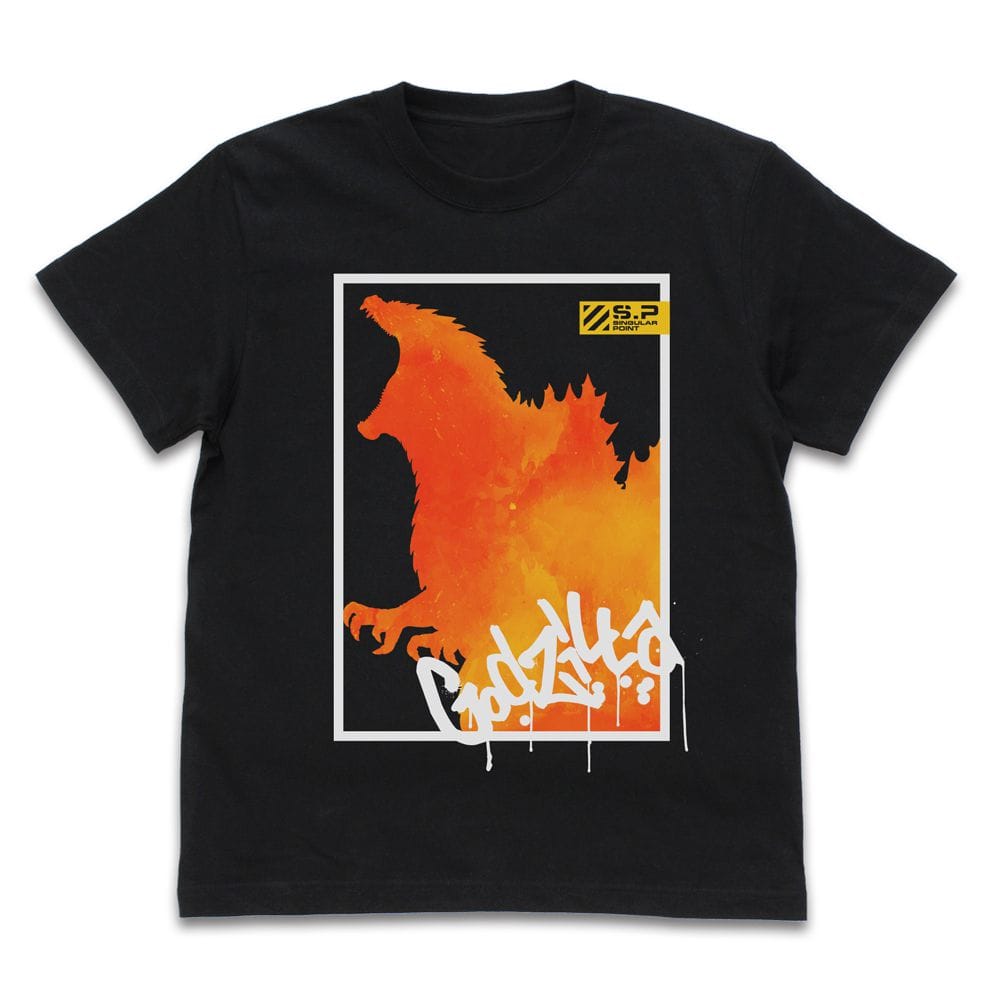 ゴジラS.P ゴジラシルエット Tシャツ/BLACK-L
