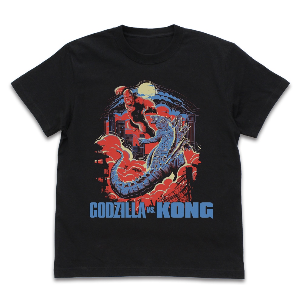 ゴジラvsコング Tシャツ/BLACK