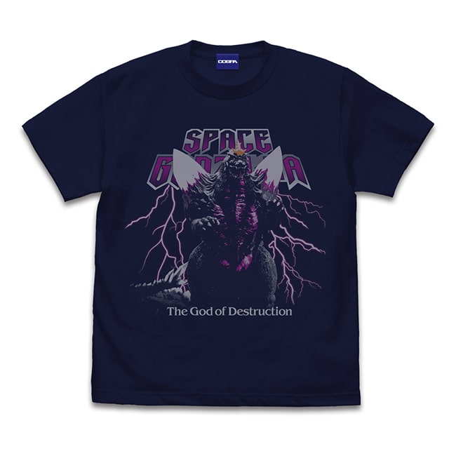 スペースゴジラ Tシャツ/NAVY