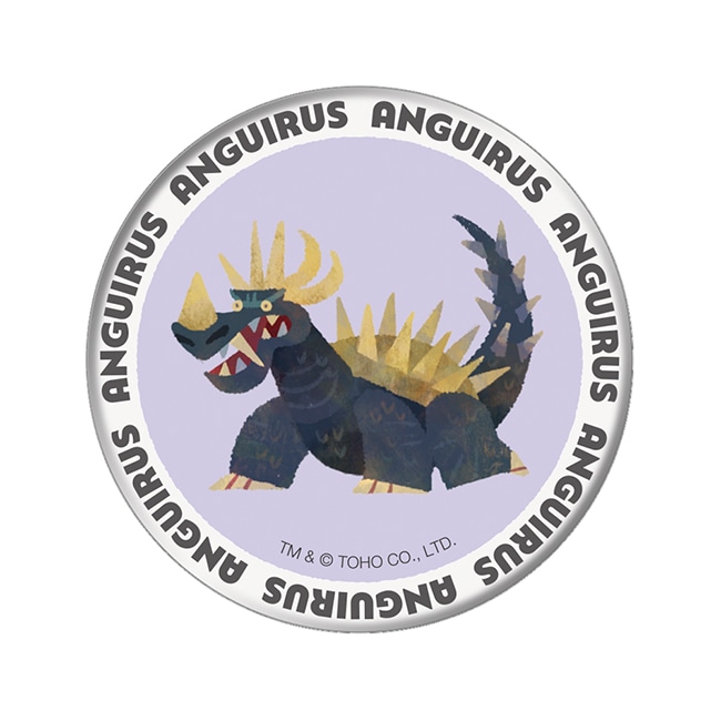 ハシゴダカ・アートコレクション 缶バッジ　ANGUIRUS