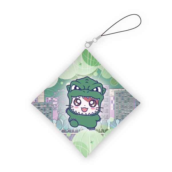 【ゴジハムくん】クッションキーホルダー　緑