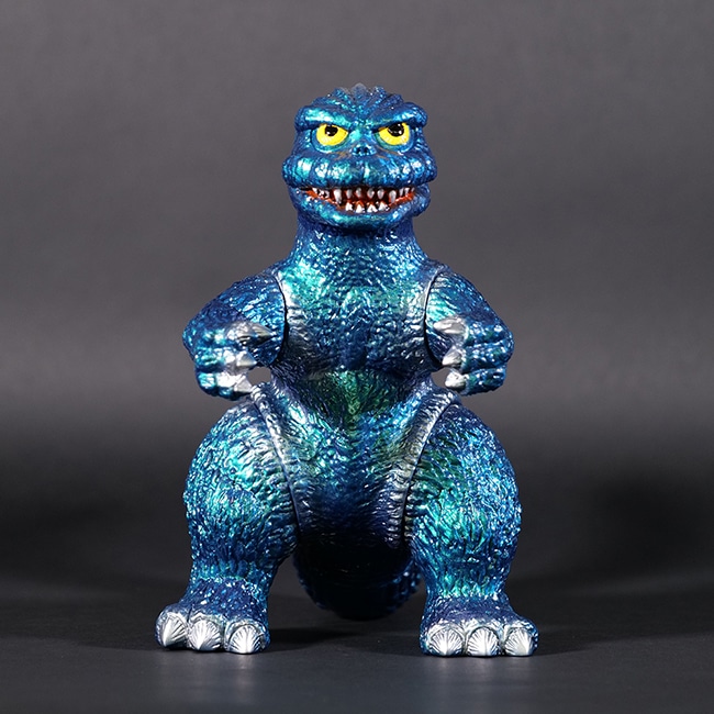 ゴジラ・ストア限定　マルサン　100周年ゴジラ　マキス工房グリーン成型　黄目　Painted by HIROSHI GOTO