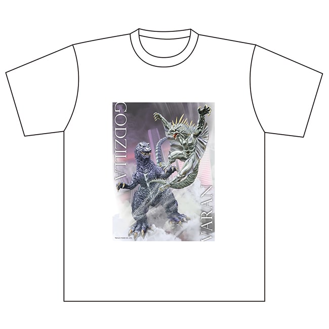 東宝怪獣Tシャツ　ゴジラ＆バラン
