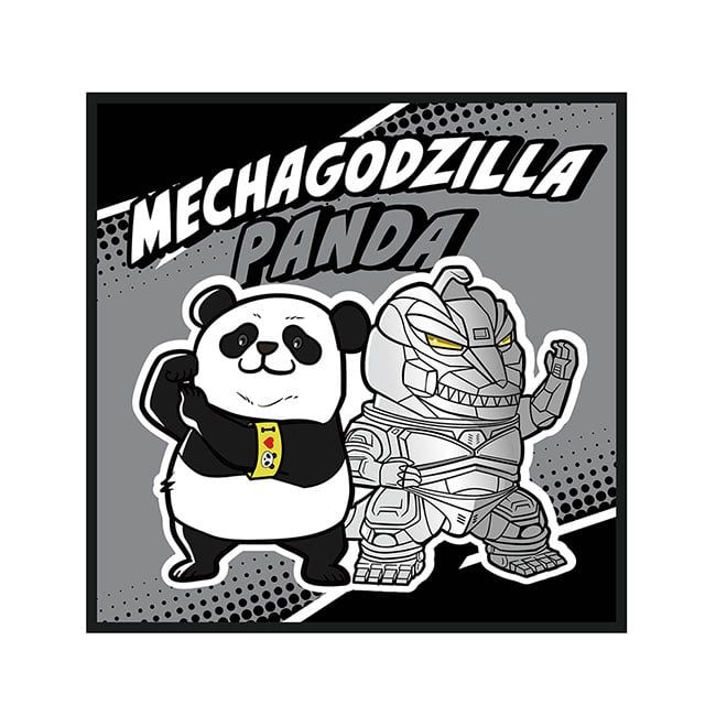 呪術廻戦 ゴジラコラボ　ハンドタオル　パンダ＆メカゴジラ