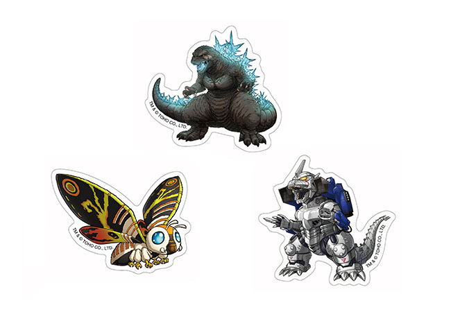 ゴジラステッカーセットBB