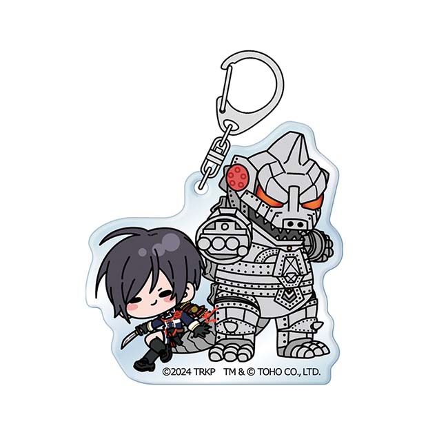 刀剣乱舞 廻 -虚伝 燃ゆる本能寺- ゴジラコラボ アクリルキーホルダー 薬研藤四郎＆メカゴジラ