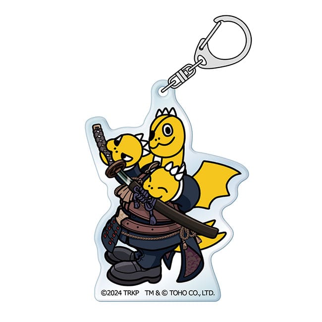 刀剣乱舞 廻 -々伝 近し侍らうものら-  ちびゴジラコラボ アクリルキーホルダー 燭台切光忠＆ちびギドラ