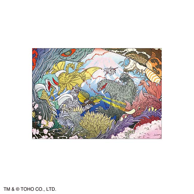 ゴジラ(富士怪獣大乱戦)メタリックステッカー