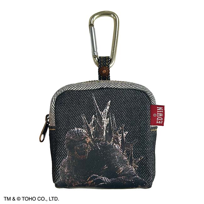 ゴジラ｜EDWIN　カラビナミニポーチ