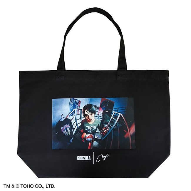 ゴジラ｜Mayu Yukishita　トートバッグ