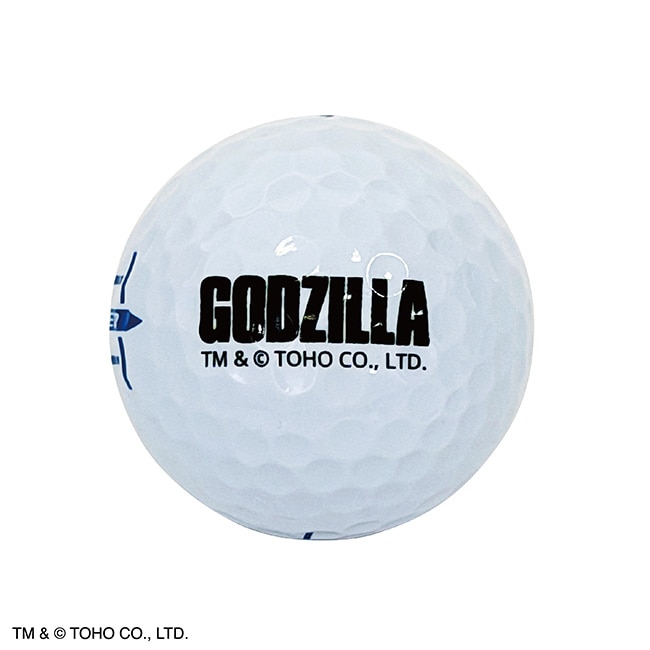 ゴジラ　ゴルフボール3個セット