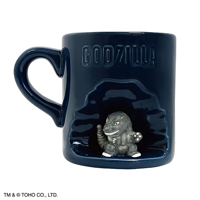 ゴジラ　フィギュア付きマグカップ