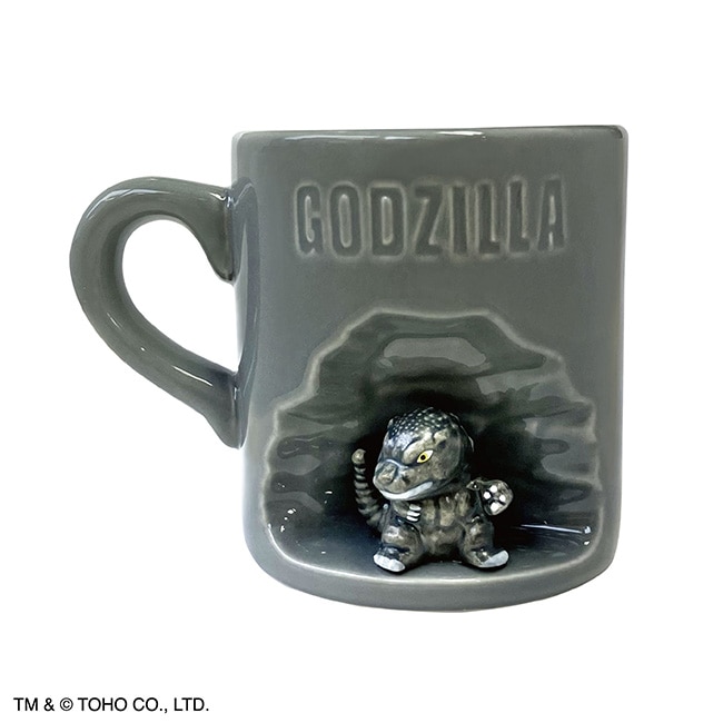 ゴジラ　フィギュア付きマグカップ