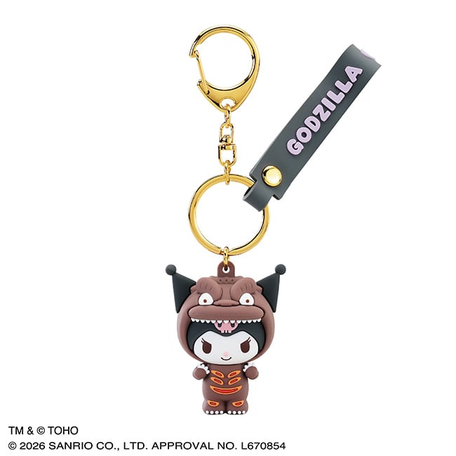 GODZILLA ・SANRIO CHARACTERS　立体マスコットキーホルダー（Ｃ）