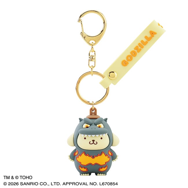 GODZILLA ・SANRIO CHARACTERS　立体マスコットキーホルダー（Ｆ）
