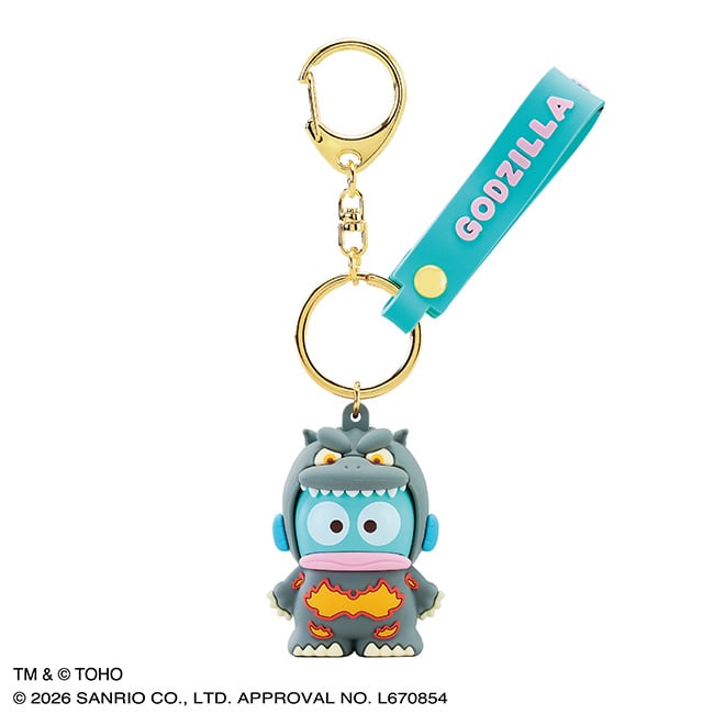 GODZILLA ・SANRIO CHARACTERS　立体マスコットキーホルダー（Ｇ）