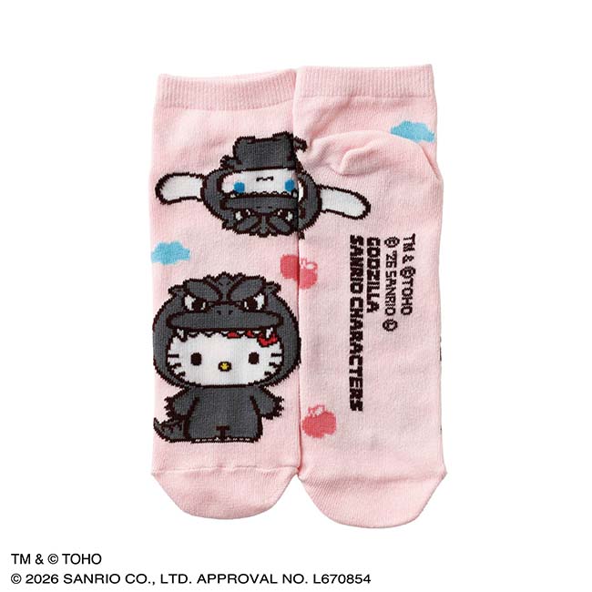 GODZILLA ・SANRIO CHARACTERS　ソックス（ＡＥ）