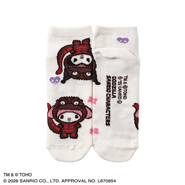 GODZILLA ・SANRIO CHARACTERS　ソックス（ＢＣ）