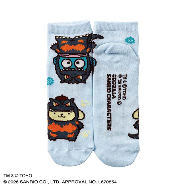 GODZILLA ・SANRIO CHARACTERS　ソックス（ＦＧ）