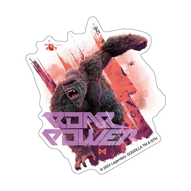 ゴジラ×コング　ミニデコステッカー／KONG　A