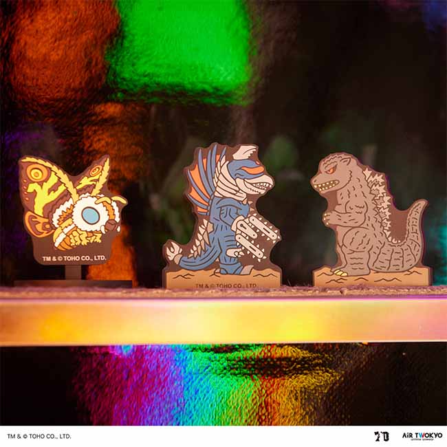 ゴジラ70周年記念　ミレニアムシリーズ　ラバーフィギュアセット