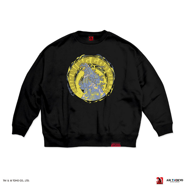 『ゴジラVSデストロイア』30周年　シーンイラストスウェット 2（バーニングゴジラ）