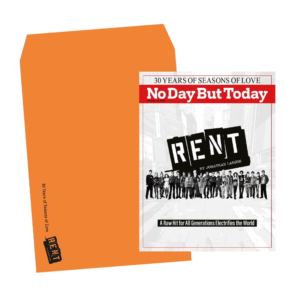 ミュージカル『RENT』プログラム