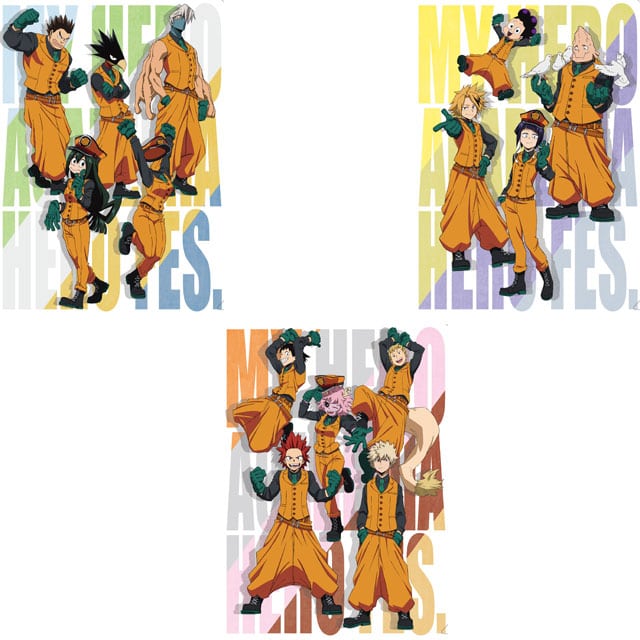 僕のヒーローアカデミア 「HERO FES.＜ヒーローフェス＞」 クリアファイル3枚セットB