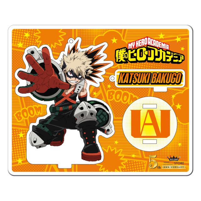 僕のヒーローアカデミア アクリルスタンドキーホルダー TaS 5周年記念イラスト 爆豪勝己
