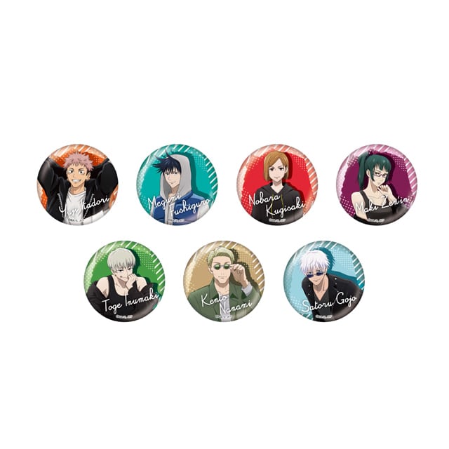 呪術廻戦 おでかけVer. トレーディング缶バッジ 【全7種】 ランダム4個セット