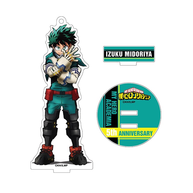 僕のヒーローアカデミア アクリルスタンドキーホルダー 5th Anniversary 緑谷出久
