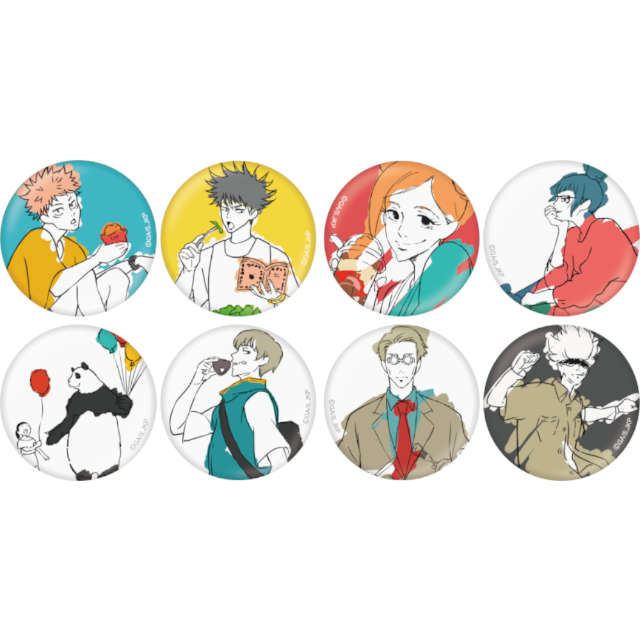 呪術廻戦 トレーディング缶バッジ AnimeJapan 2021 Ver.【全8種】 ランダム4個セット