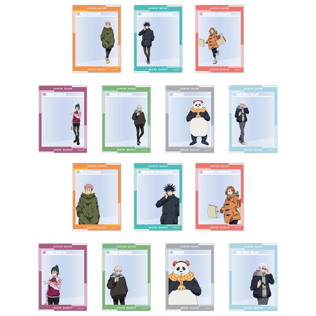 呪術廻戦 トレーディングクリアカード ウィンドウショッピングVer. 【全14種】 ランダム4個セット