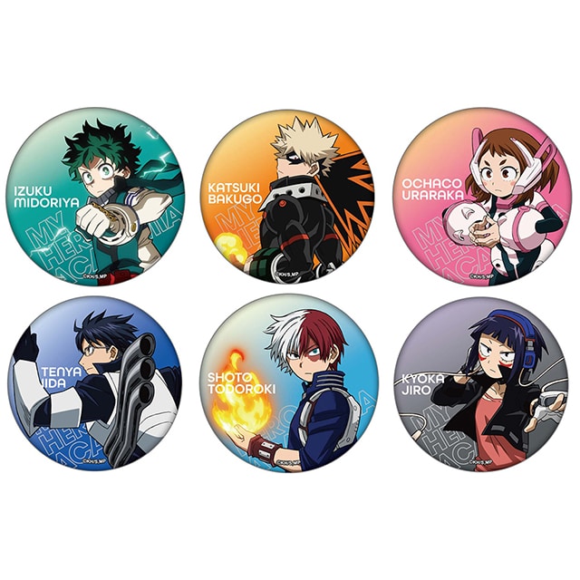 僕のヒーローアカデミア 描き下ろしトレーディング缶バッジ AnimeJapan 2022 Ver. A【全6種】 ランダム3個セット