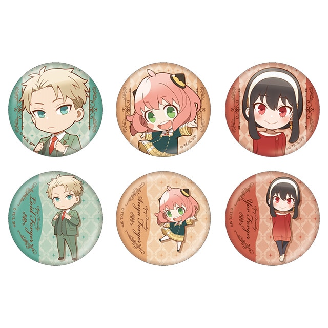 SPY×FAMILY ちびキャラトレーディング缶バッジ【全6種】 ランダム3個セット