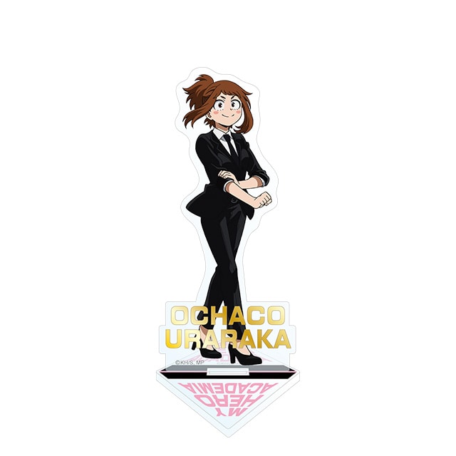 僕のヒーローアカデミア suit costume 箔押しアクリルスタンド／麗日お茶子