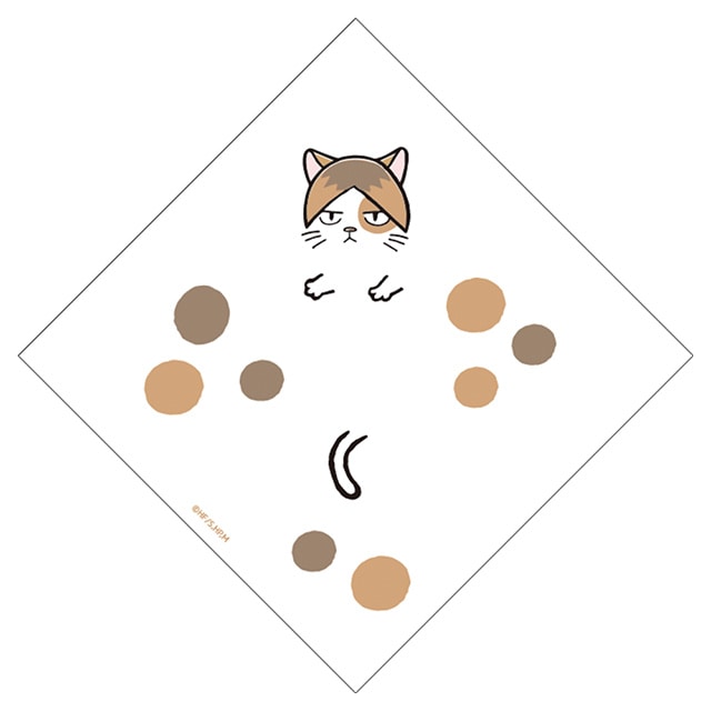 ハイキュー!! かまわぬ まめぐいハンカチ ケンマネコ