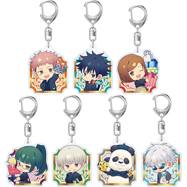 呪術廻戦 トレーディングアクリルキーホルダー プレゼント Ver. 【全7種】 ランダム2個セット