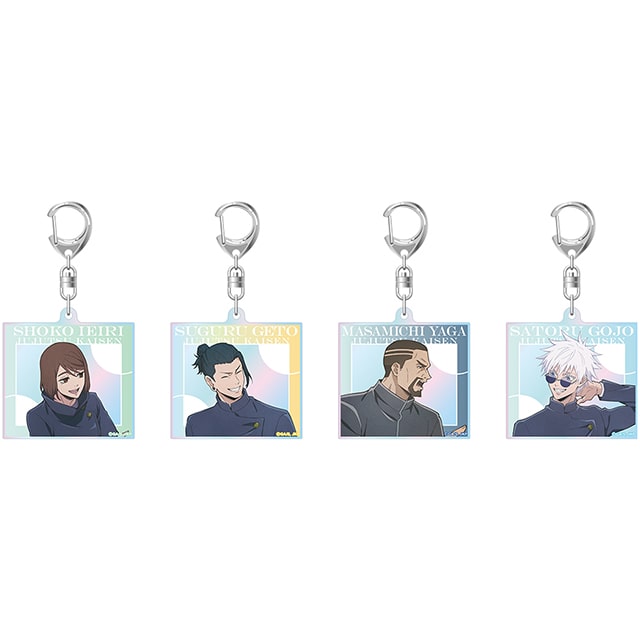 呪術廻戦 描き下ろしトレーディングオーロラアクリルキーホルダー 懐玉・玉折 JF2024 Ver. 【全4種】 ランダム2個セット