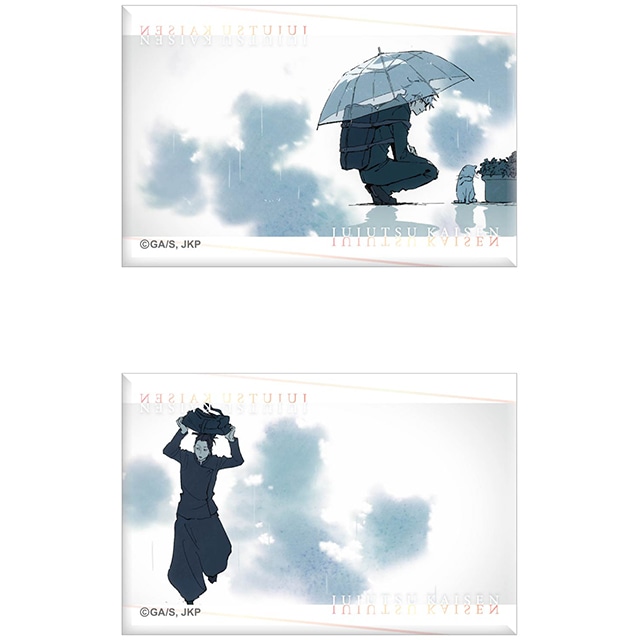 呪術廻戦 懐玉・玉折 場面写(ED) スクエア缶バッジ２個セット