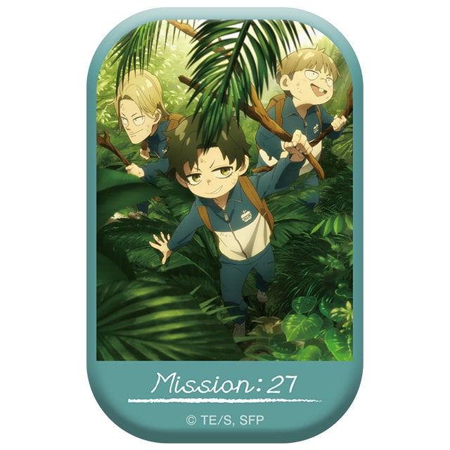 SPY×FAMILY メインビジュアルスクエア缶バッジ／MISSION:27