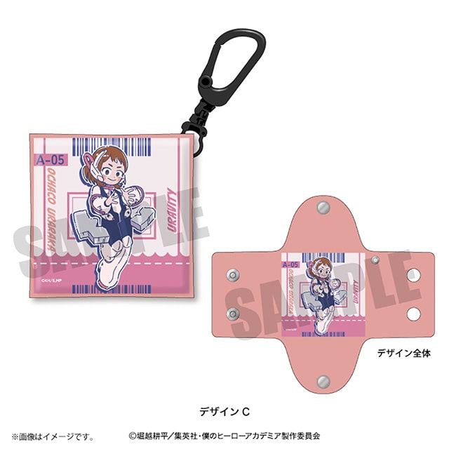 僕のヒーローアカデミア れとぽぷ カラビナ付ミニケース 麗日お茶子