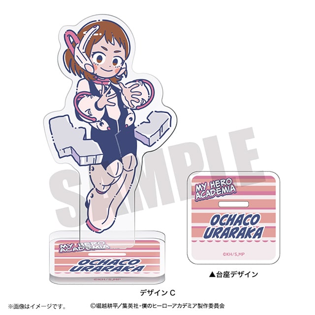 僕のヒーローアカデミア れとぽぷ アクリルスタンド 麗日お茶子