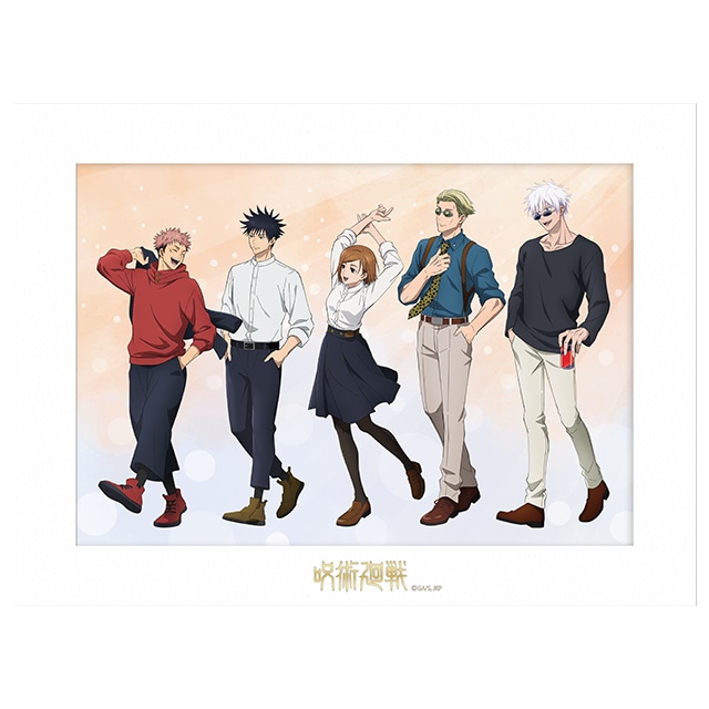 呪術廻戦 描き下ろしA4キャラファインマット AJ2024Ver.
