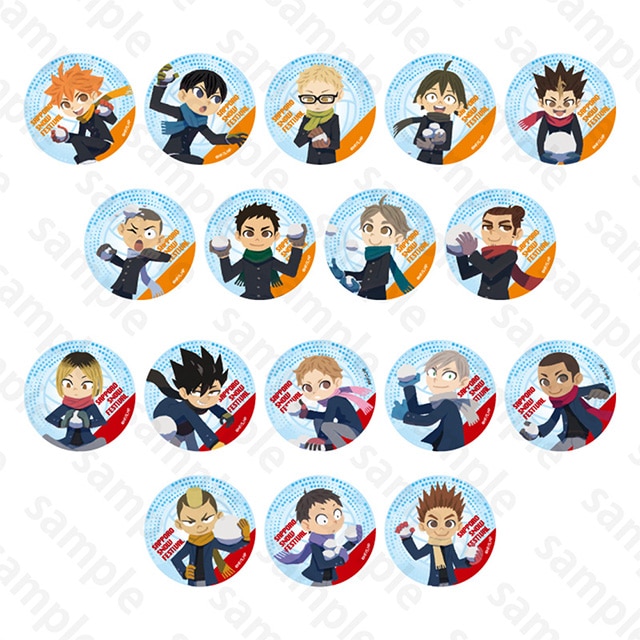 『劇場版ハイキュー!! ゴミ捨て場の決戦』 トレーディング缶バッジ17種 2024 Snow Fes Ver.