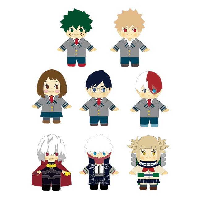 僕のヒーローアカデミア トレーディングコスチュームキューピー 【全8種】 コンプリートセット