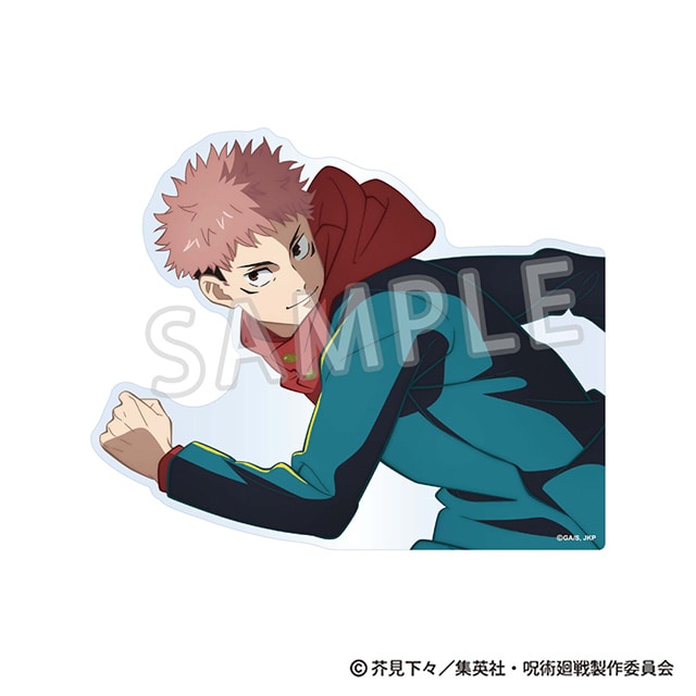 呪術廻戦 じゅじゅフェス 2024 BIGクリアステッカー 虎杖悠仁