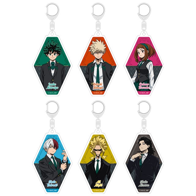 僕のヒーローアカデミア トレーディングアクリルキーホルダー グリニッシュコスチュームVer. 【全6種】 ランダム2個セット