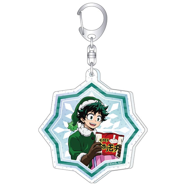 僕のヒーローアカデミア メリれ！クリスマス！ ラメ入りアクリルキーホルダー 緑谷出久